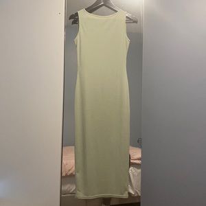 Brand new sage green midi dress